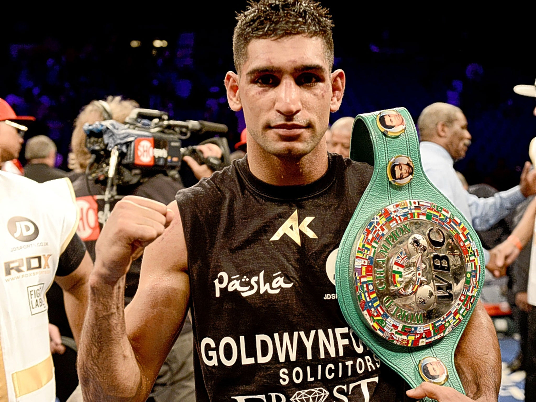Amir Khan is engaged in a broader battle than attempting to win a fight with Floyd Mayweather