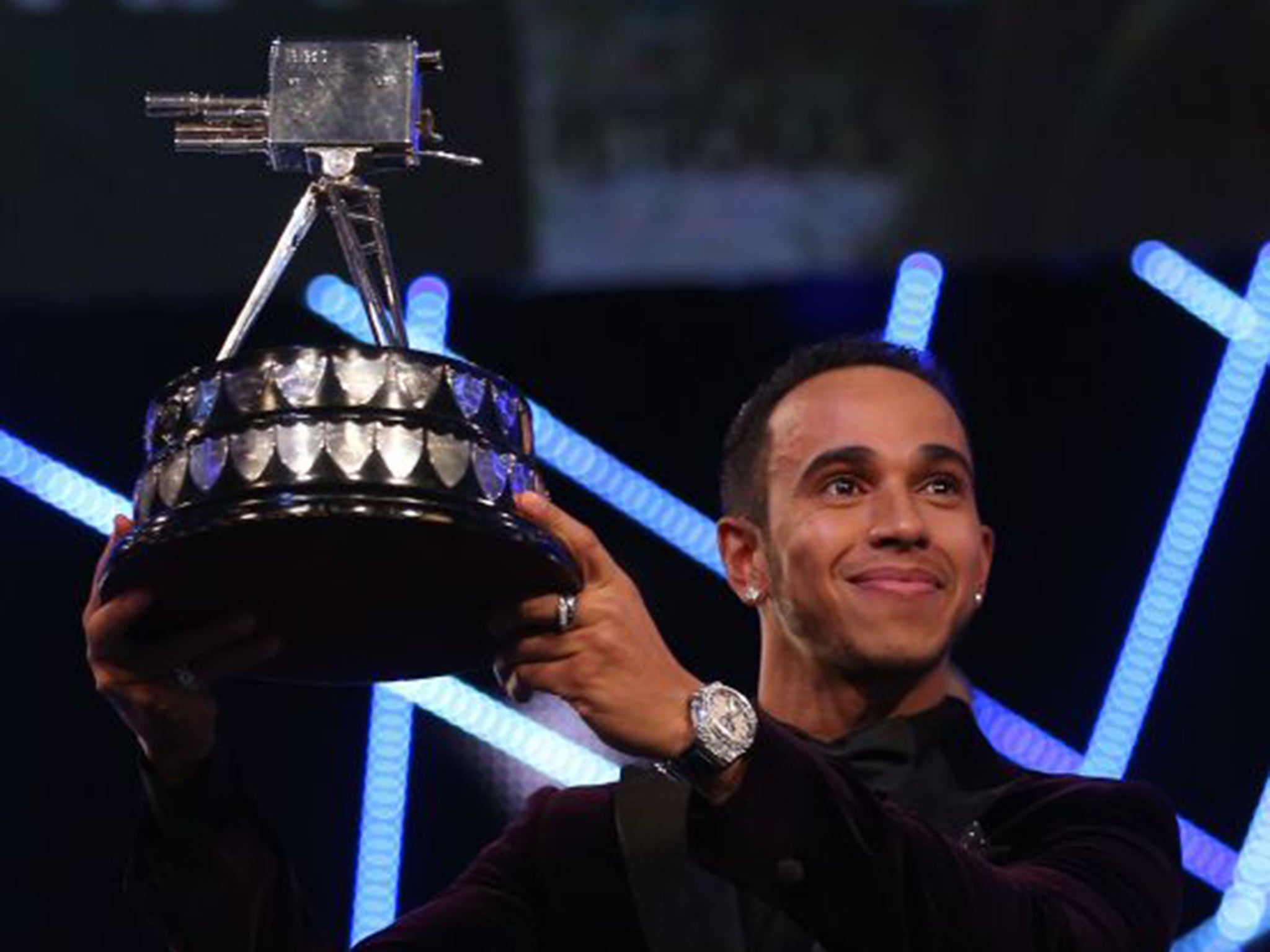 Lewis Hamilton becomes the first motor racing star to win the award since Damon Hill in 1996