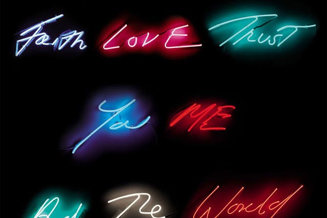 The spectacular wraparound cover of today’s ‘Independent’ print edition is a collector’s item –  the new work by Tracey Emin that forms the cover of the Band Aid30 CD ‘Do They Know It’s Christmas (2014)’