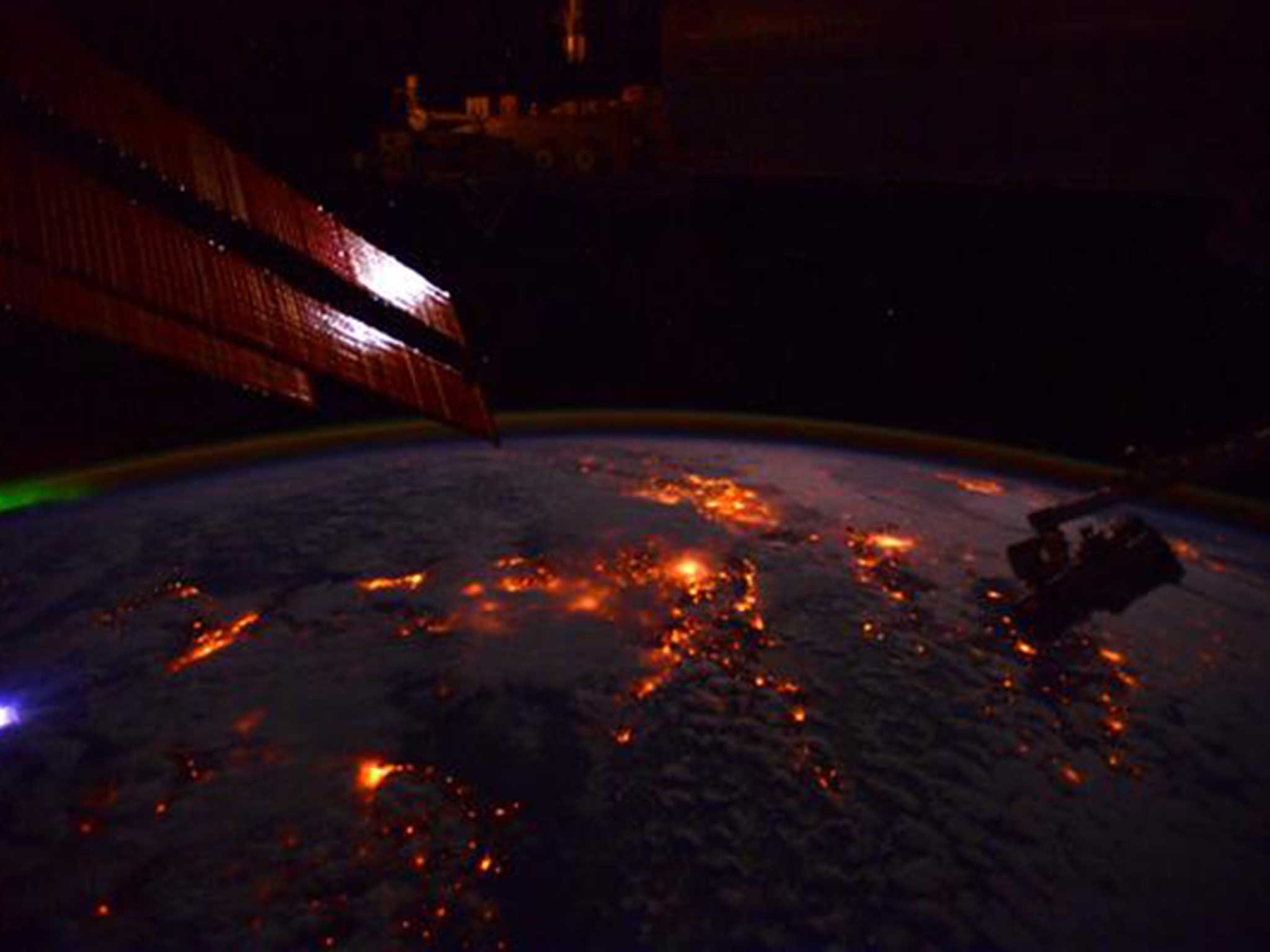 Commander Terry W. Virts' photograph from the ISS