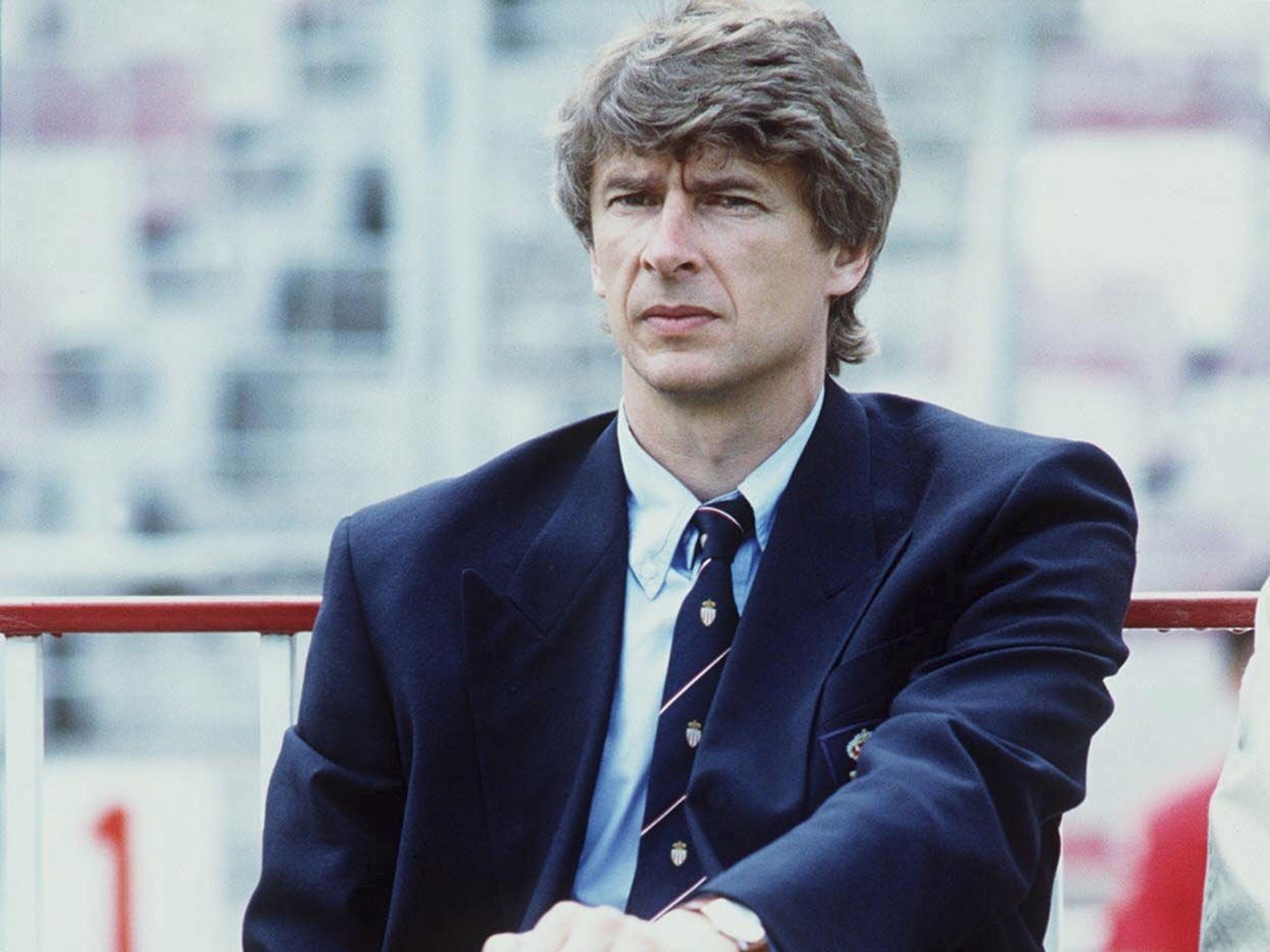 Arsene Wenger during his time in charge of Monaco