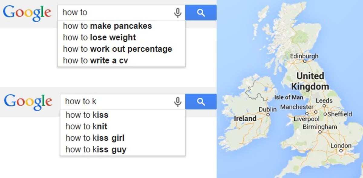 Google S How To Searches By Town Prove Regional Stereotypes Pretty Accurate The Independent The Independent