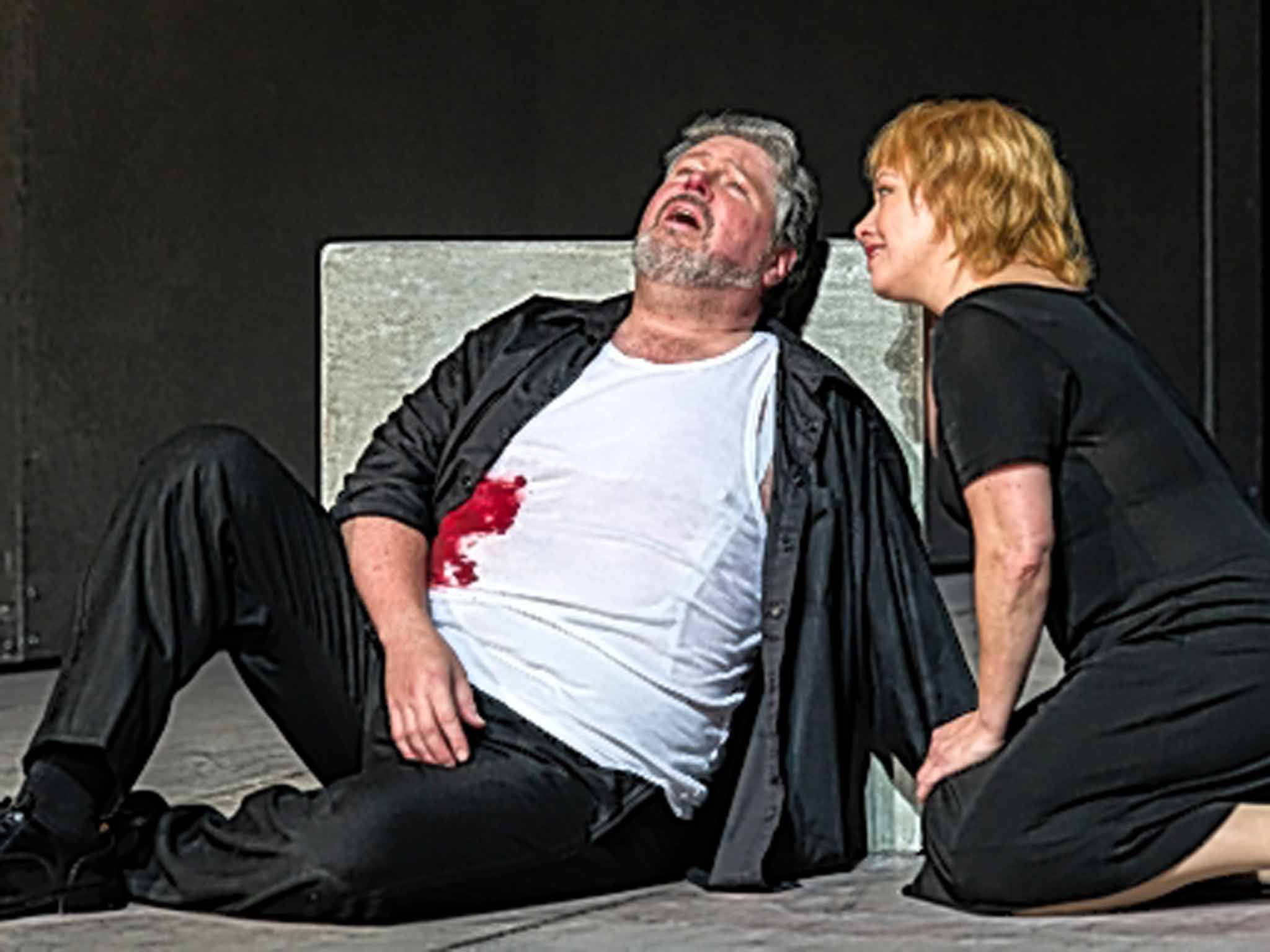 Blood and thunder: Stephen Gould as Tristan and Nina Stemme as Isolde