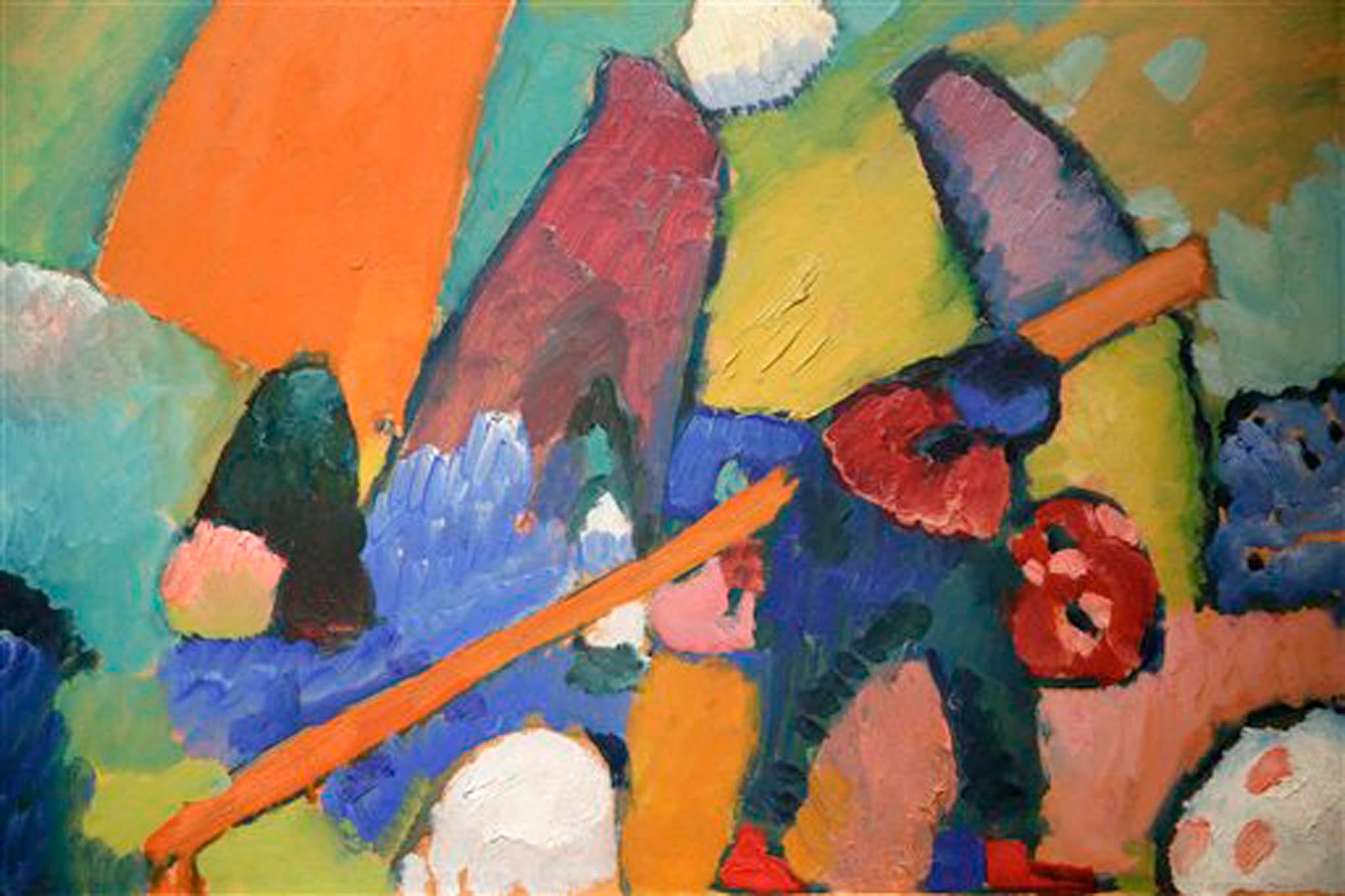 Wassily Kandinsky's "Strandszene"