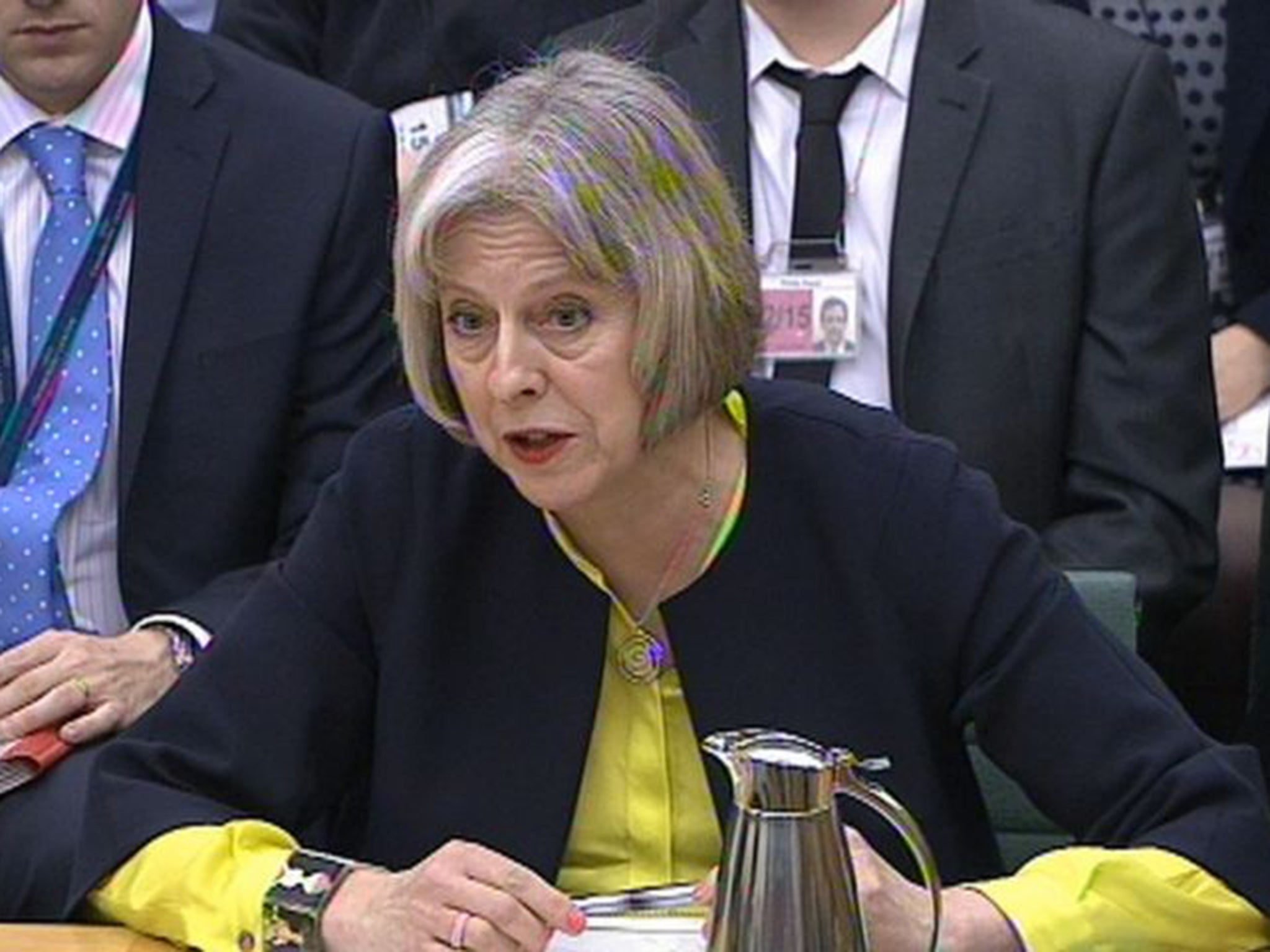 Theresa May told the home affairs select committee that the Home Office had received more than 100 names of possible candidates to chair the inquiry (PA)