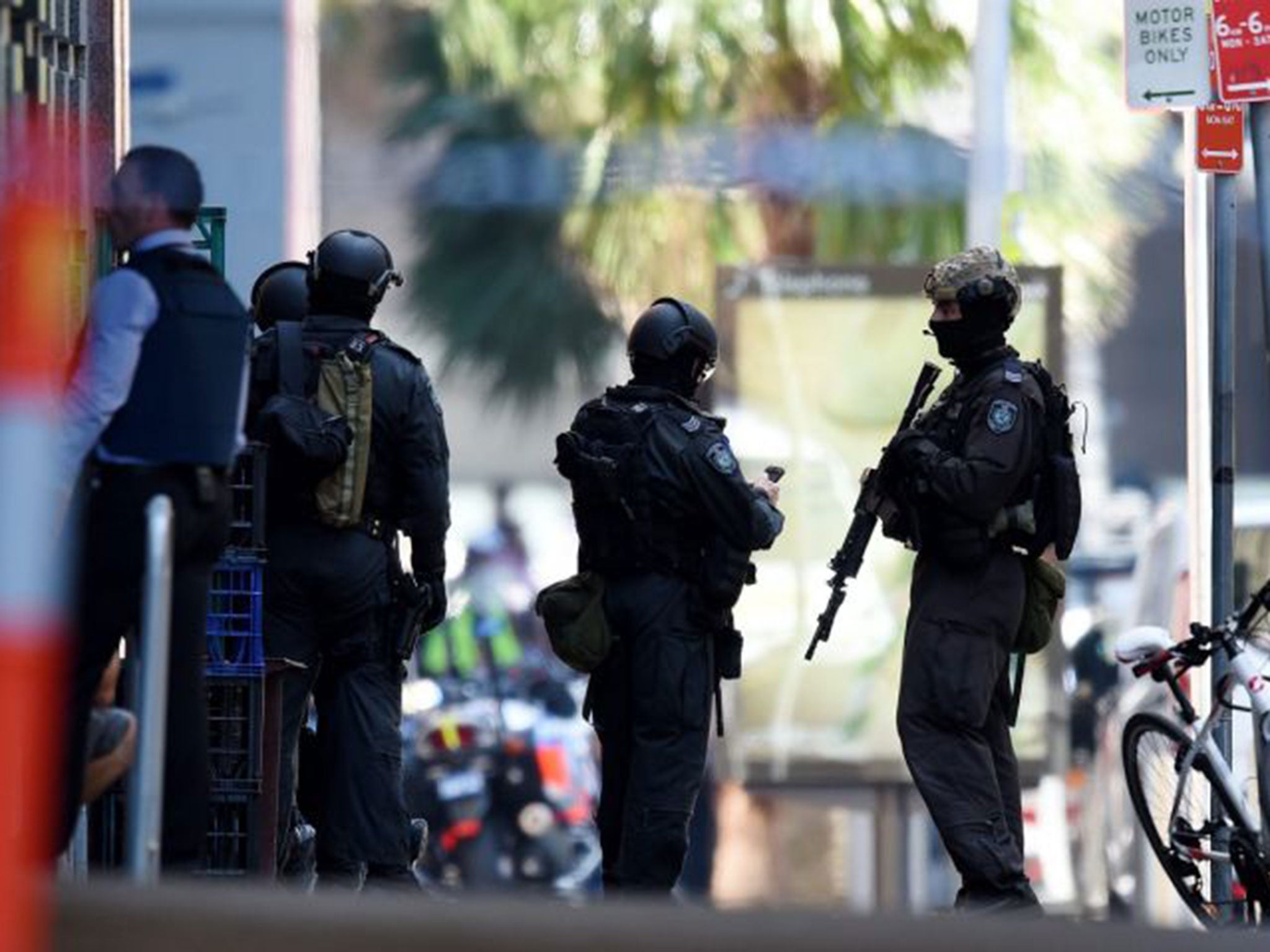 Police are called to Lindt Chocolat Cafe in Sydney's Martin Place, a busy plaza in the heart of the city