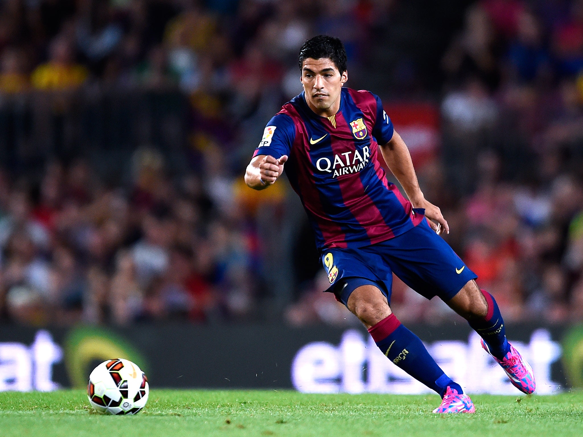 Barcelona's Luis Suarez will face Manchester City, returning to England for first time since leaving Liverpool