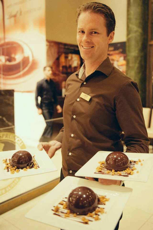 Tori Johnson, manager of the Lindt Chocolate Cafe in Sydney