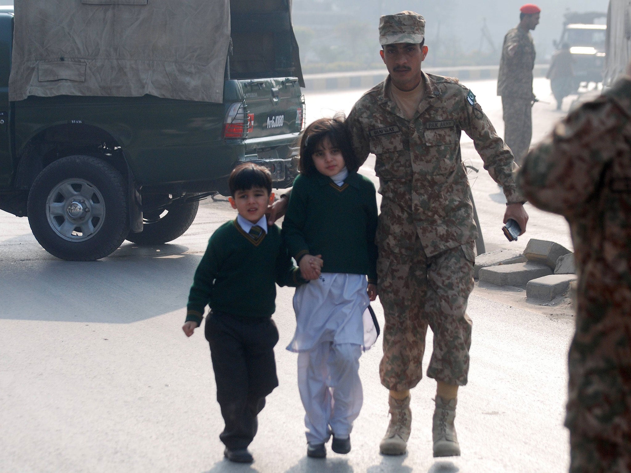 The attempted attack happened near the scene of the 2014 school massacre in Peshawar