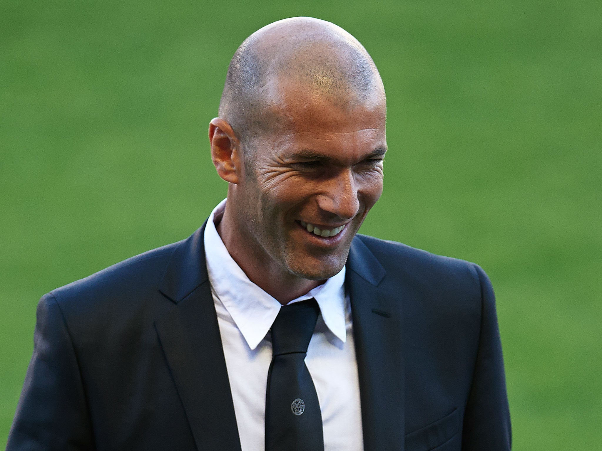 Castilla coach Zinedine Zidane