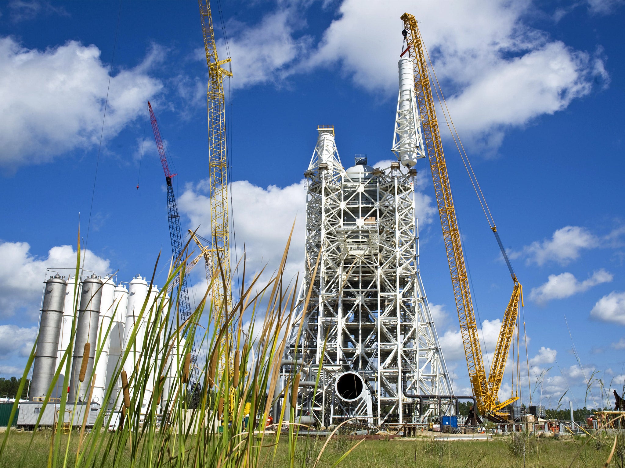 The A-3 test stand at Stennis Space Centre