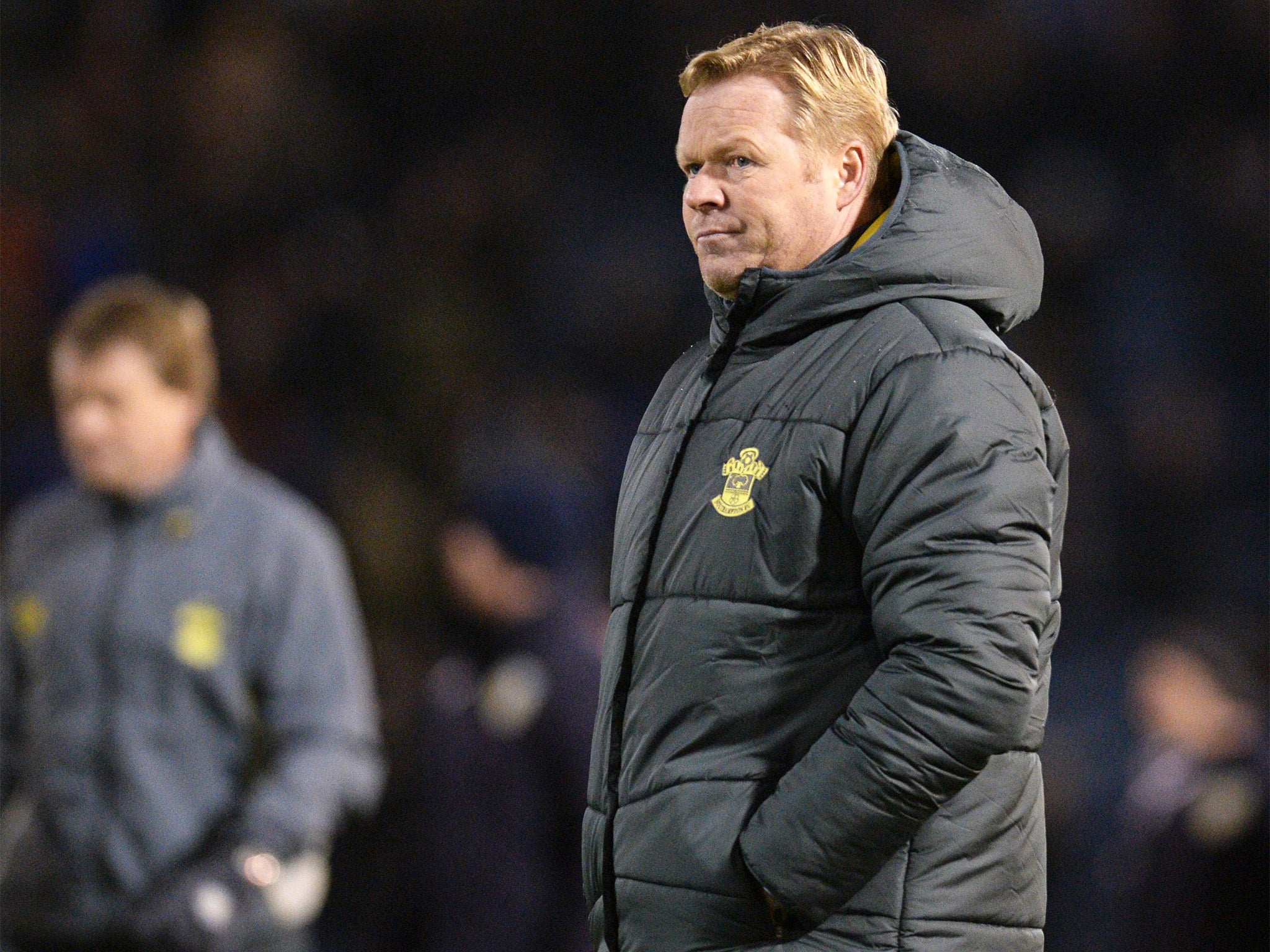 Southampton Ronald Koeman looks on from the touchline