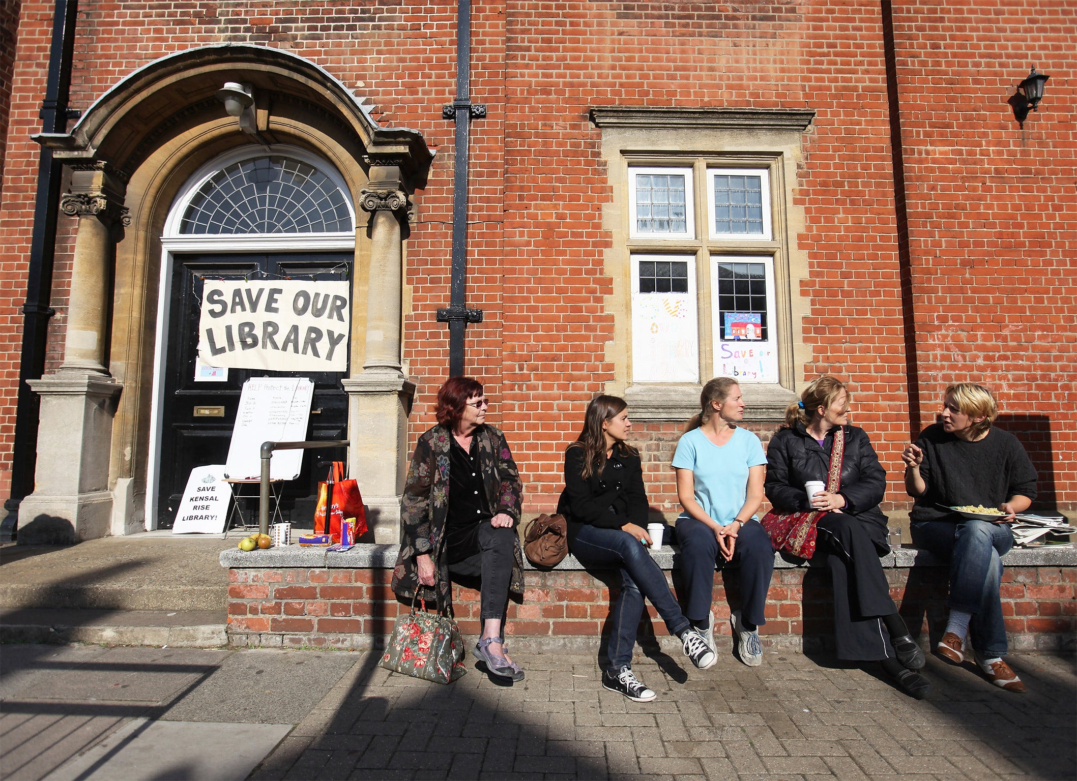 Kensal Rise library in London attracted huge public support against closure
