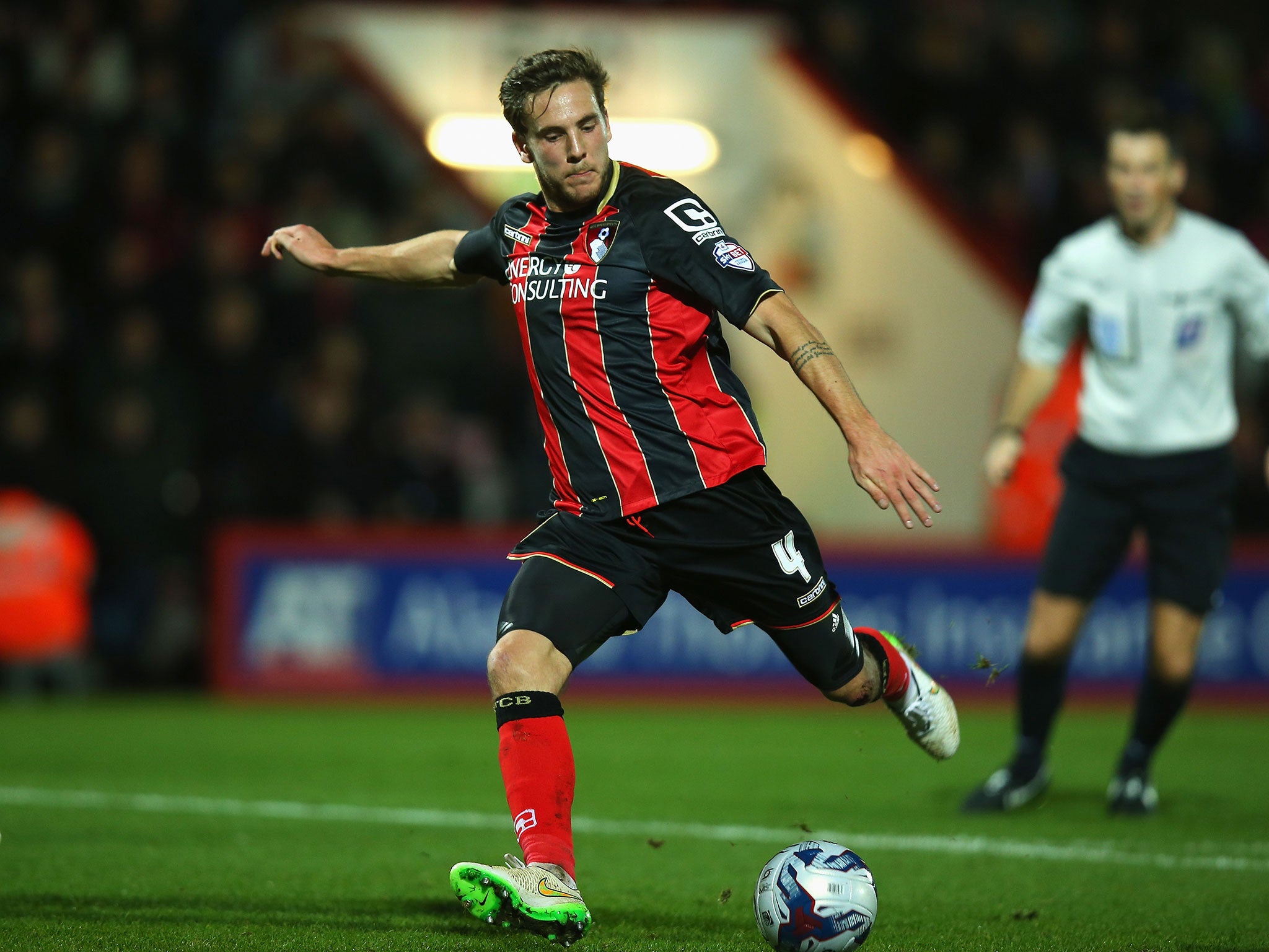 Former Everton man Dan Gosling pulls one back