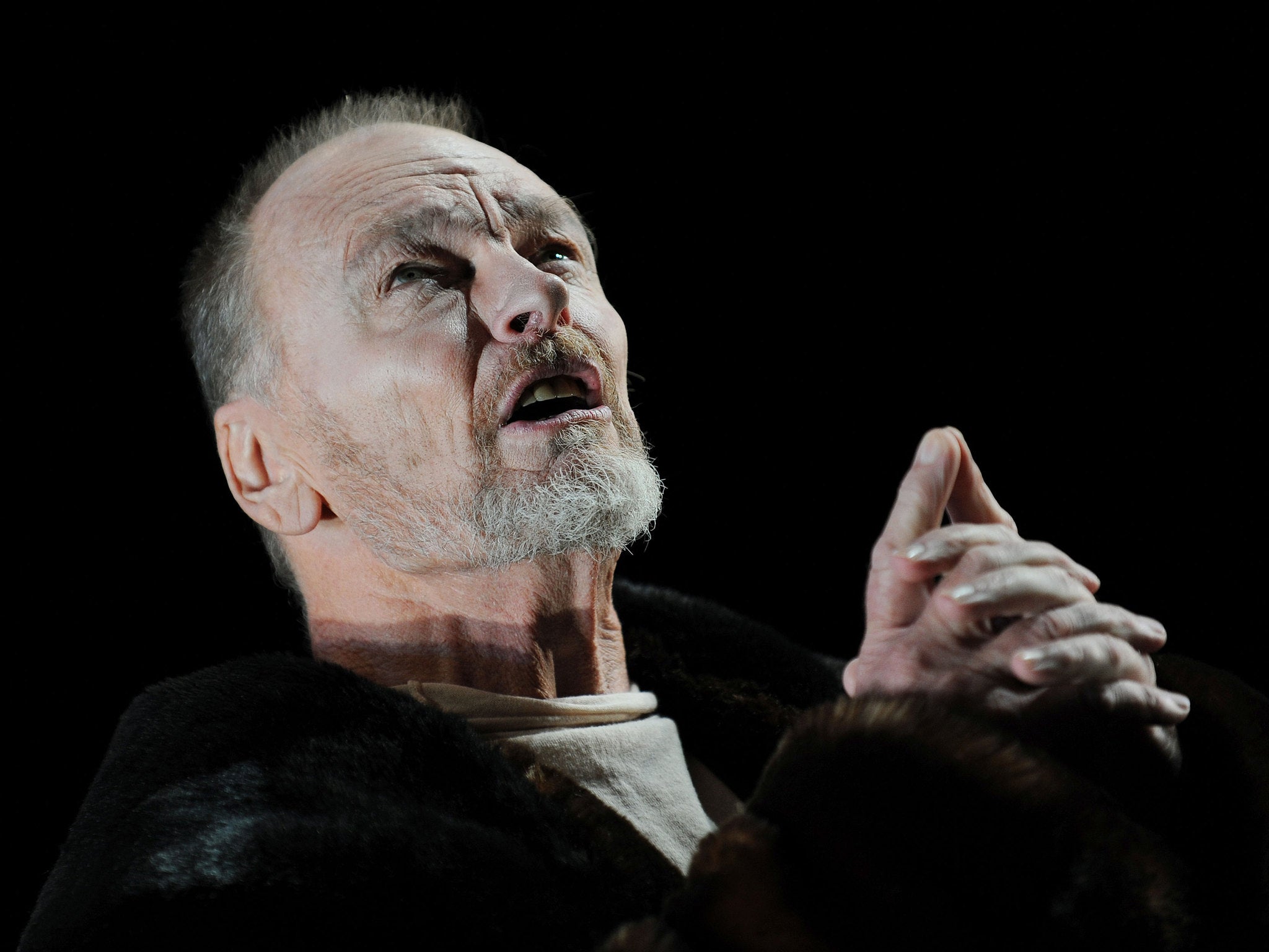 John Bell playing the role of King Lear