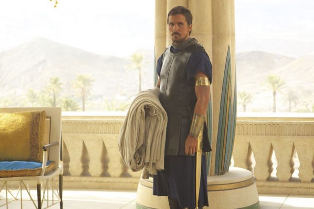 Man of action: Christian Bale stars in Exodus: Gods and Kings