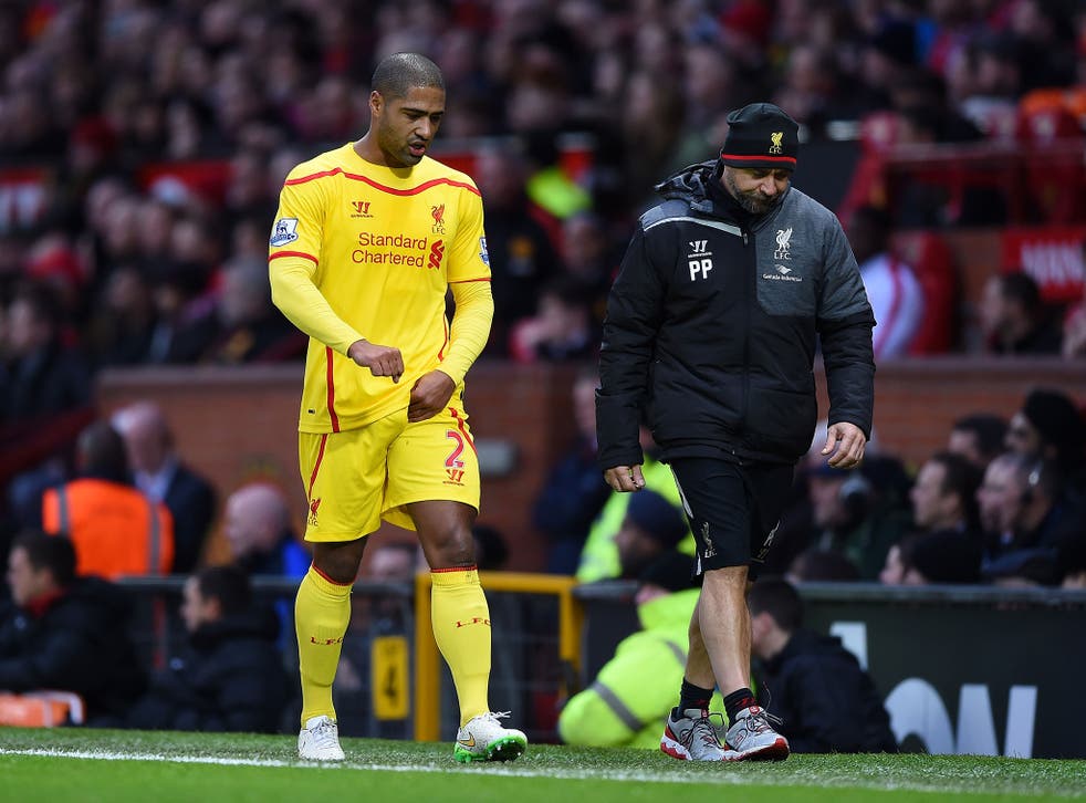 Glen Johnson suffered a groin strain during the first-half of the defeat to Manchester United and has been ruled out until at least mid-January