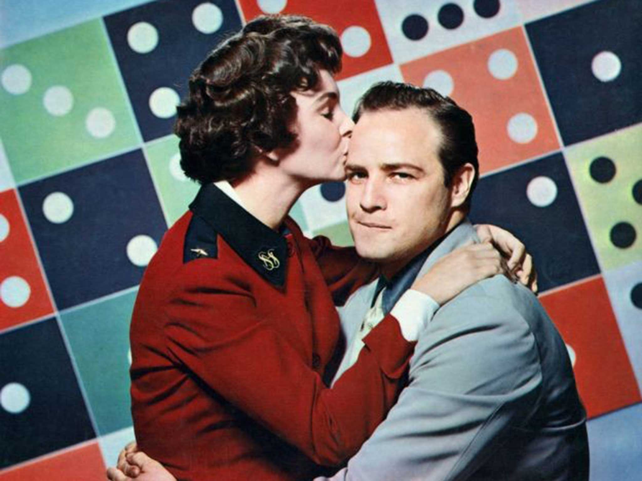 Jean Simmons and Marlon Brando in 'Guys and Dolls'