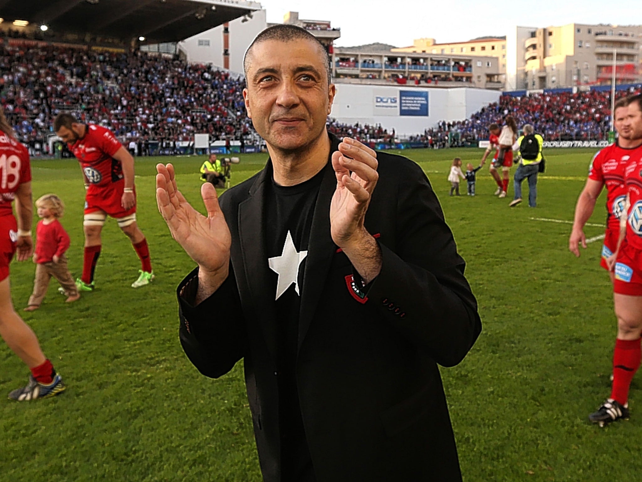 Toulon’s president Mourad Boudjellal is a controversial figure