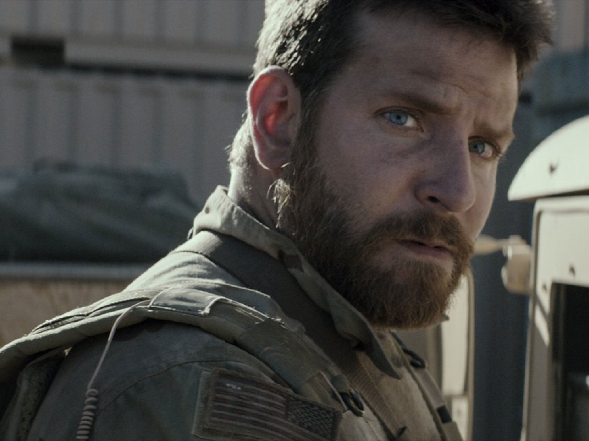 Bradley Cooper as Navy SEAL Chris Kyle in American Sniper