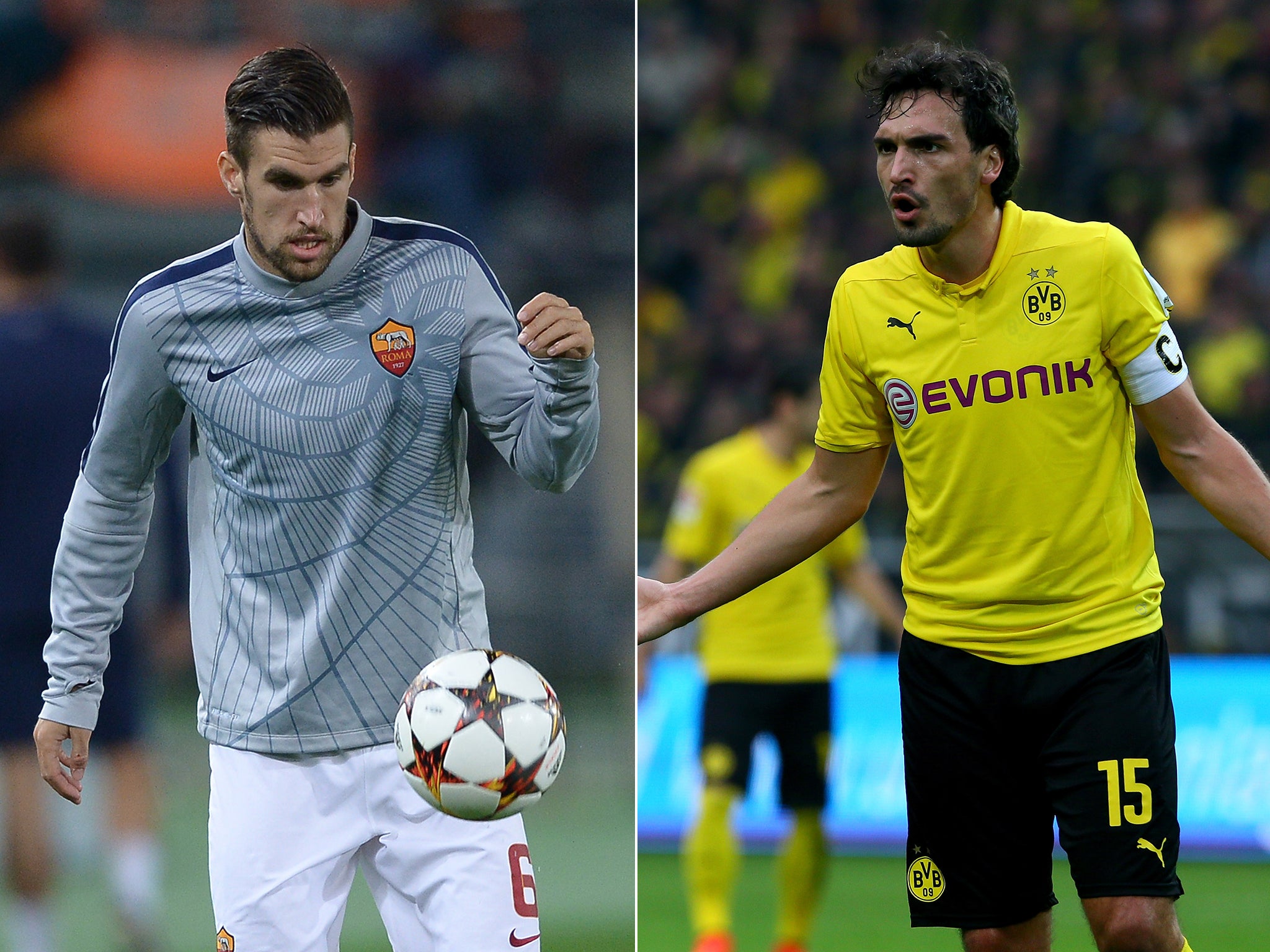 Kevin Strootman and Mats Hummels