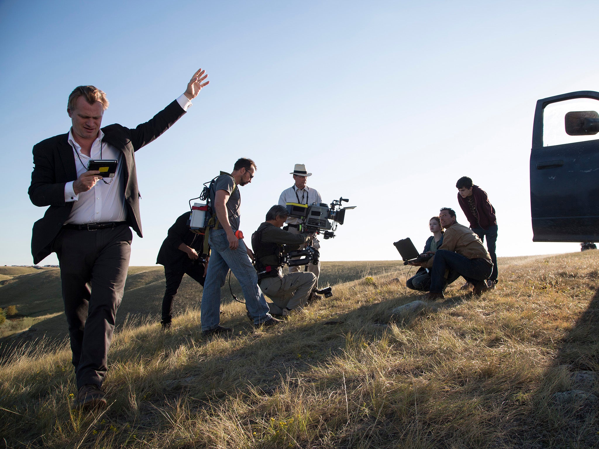 Future direction: Christopher Nolan on set and on location during the making of ‘Interstellar’