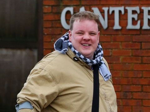 Richard Bowler, 35, arrives at Canterbury Crown Court in Kent