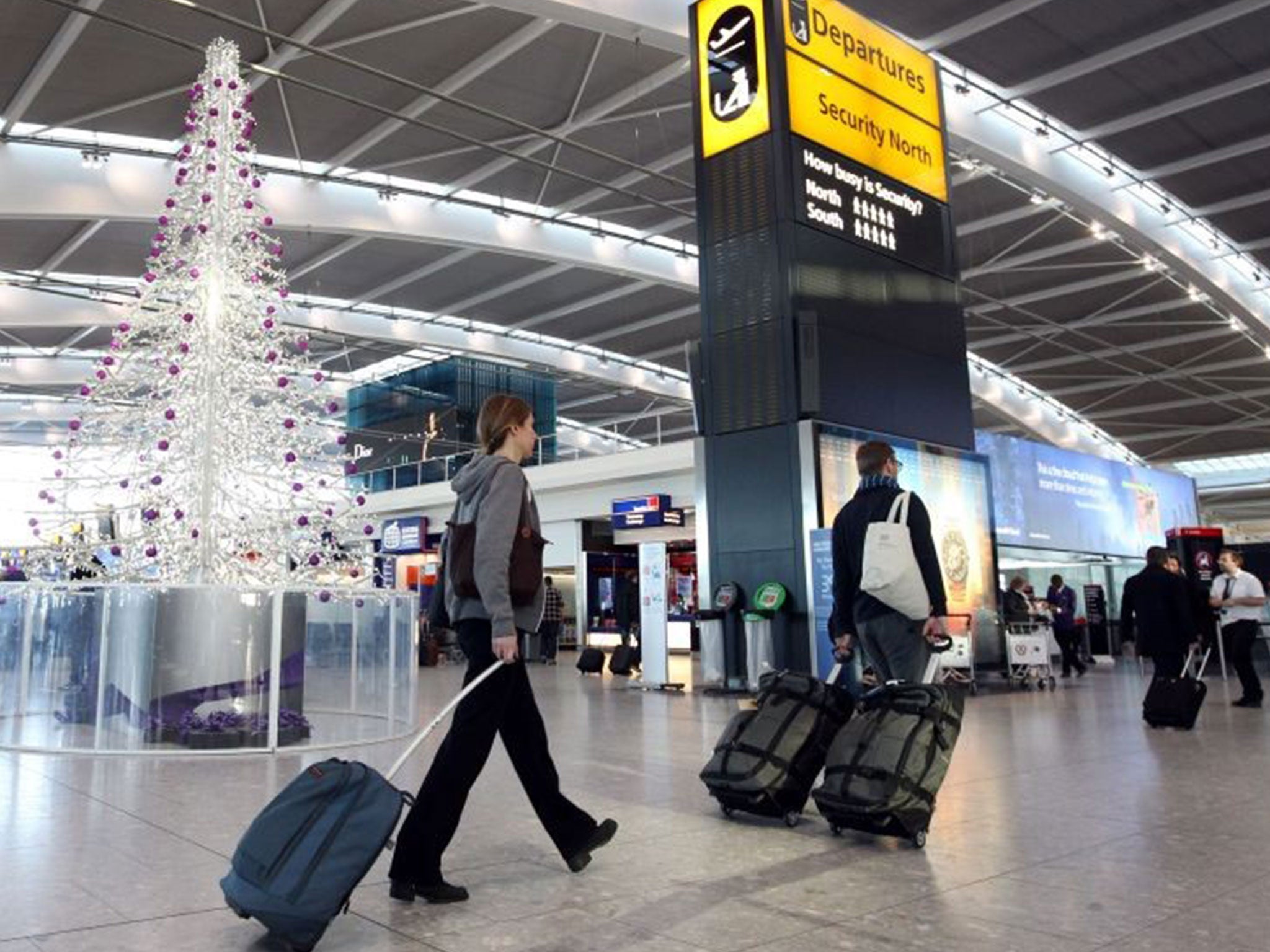 Up to four million Britons are heading overseas over the holidays, slightly more than last year