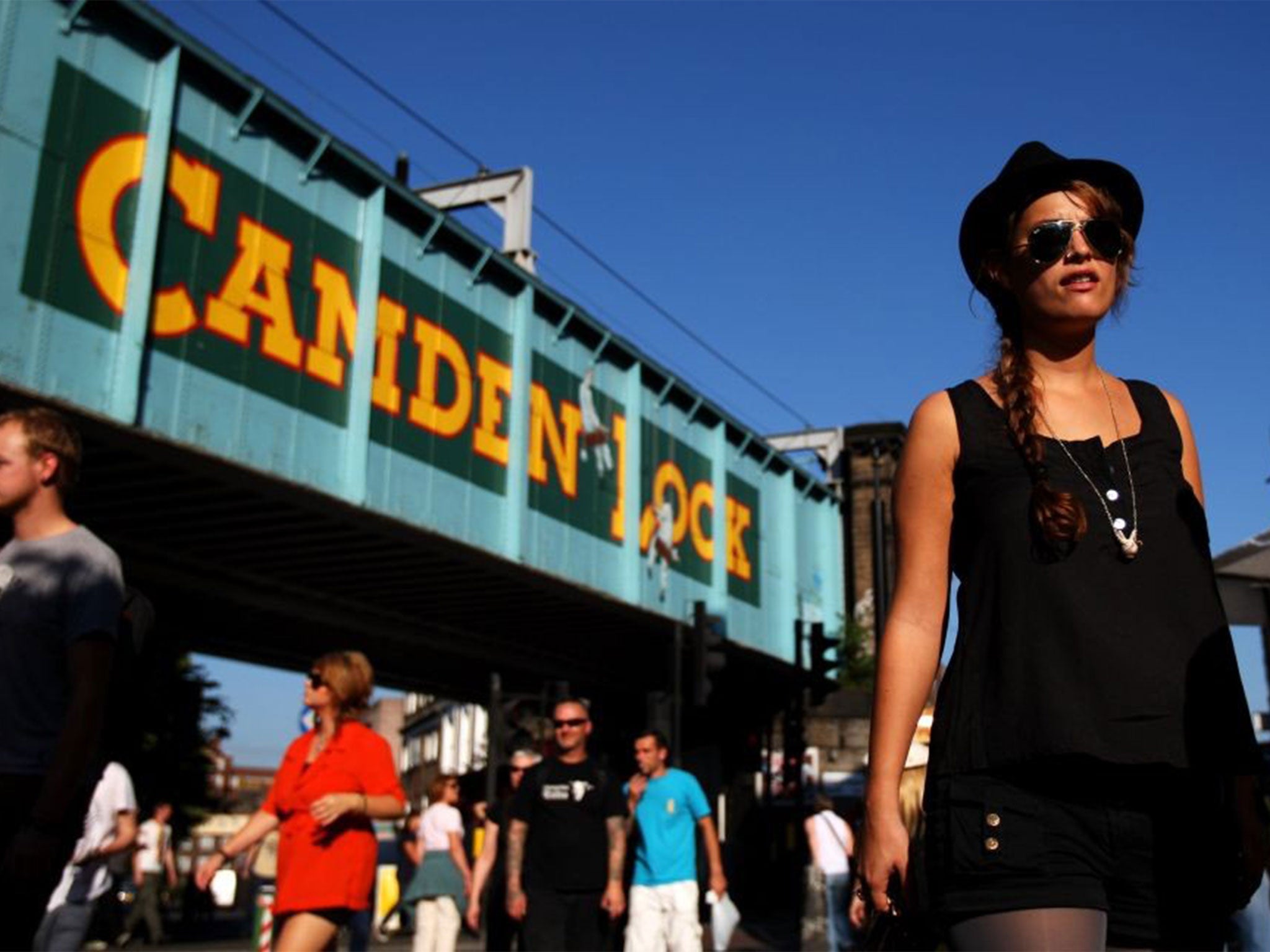 Market traders in Camden complain that rents have already gone up by 20 per cent and are worried about a loss of the area’s soul (Getty)