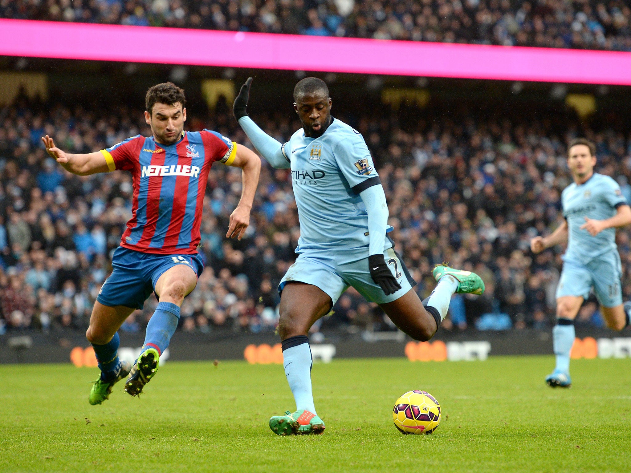 Toure fires home the third to put the result beyond doubt