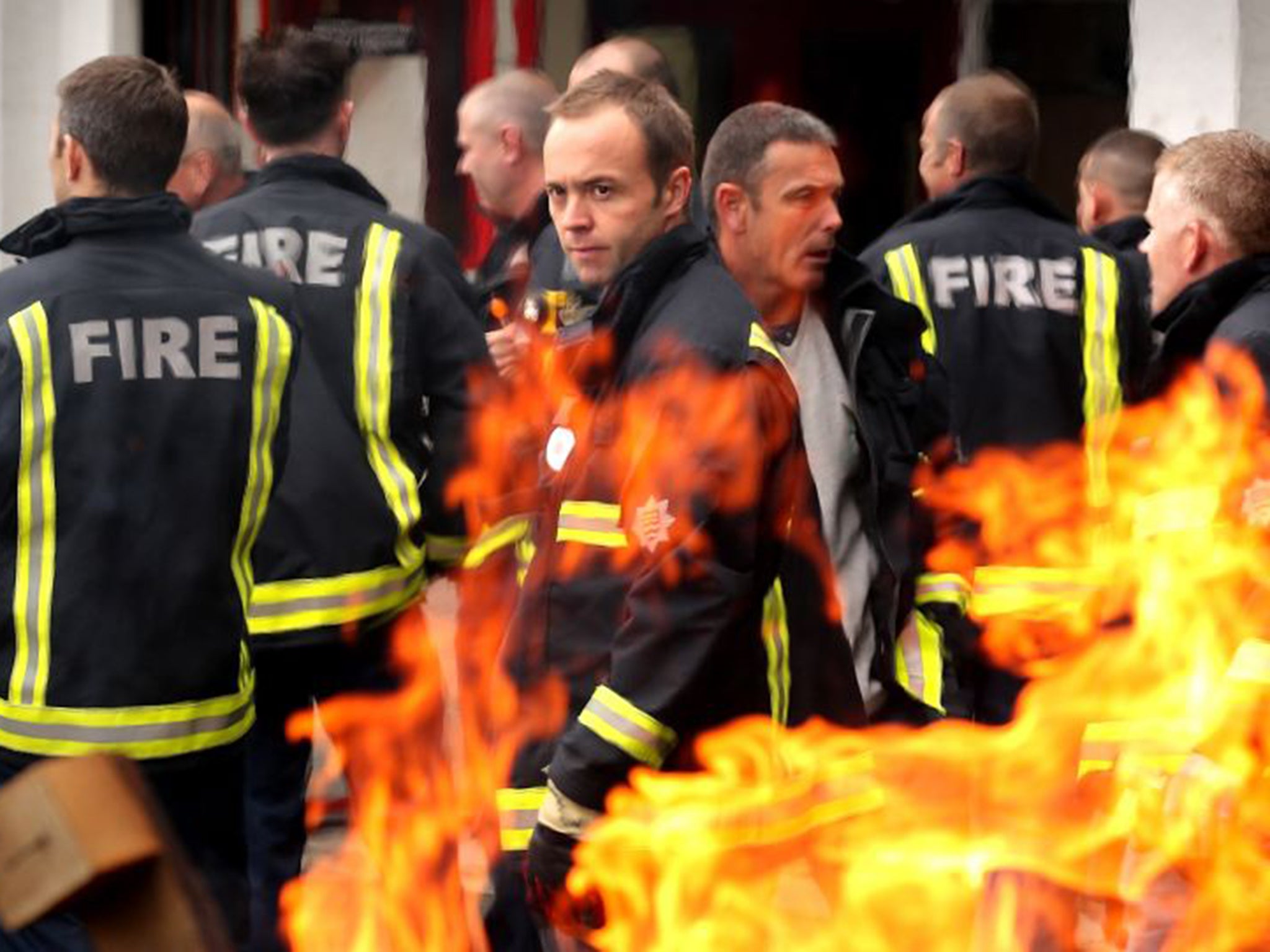 Firefighters have gone on strike over moves to cut their pensions