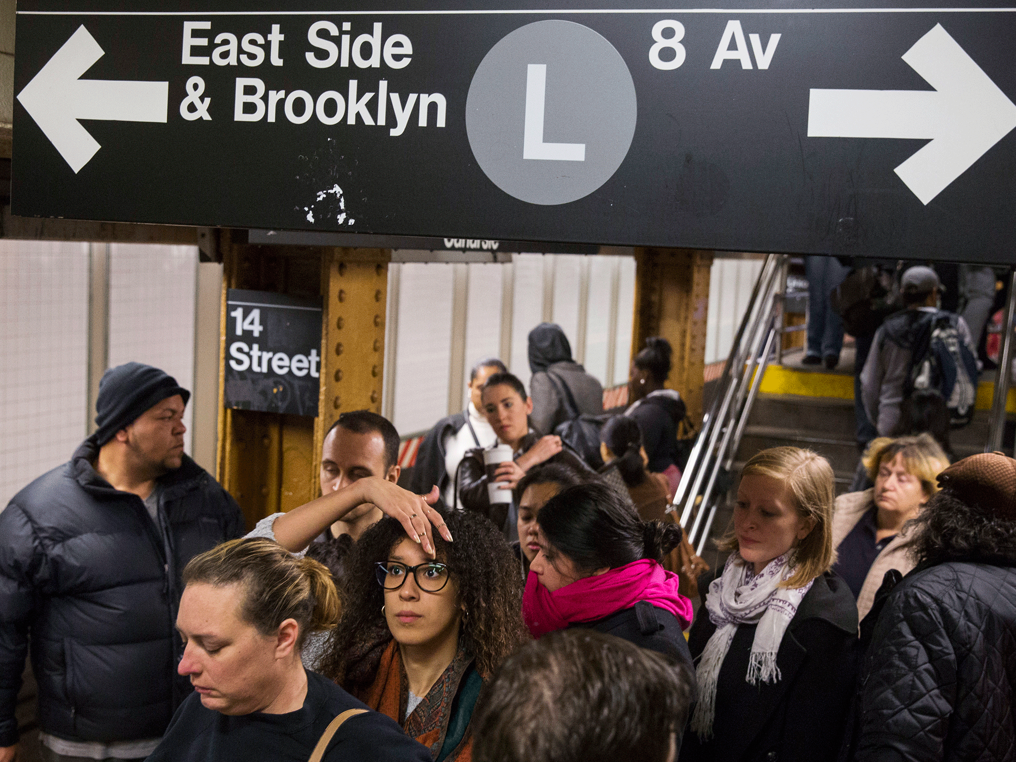 The New York metro is getting increasingly crowded