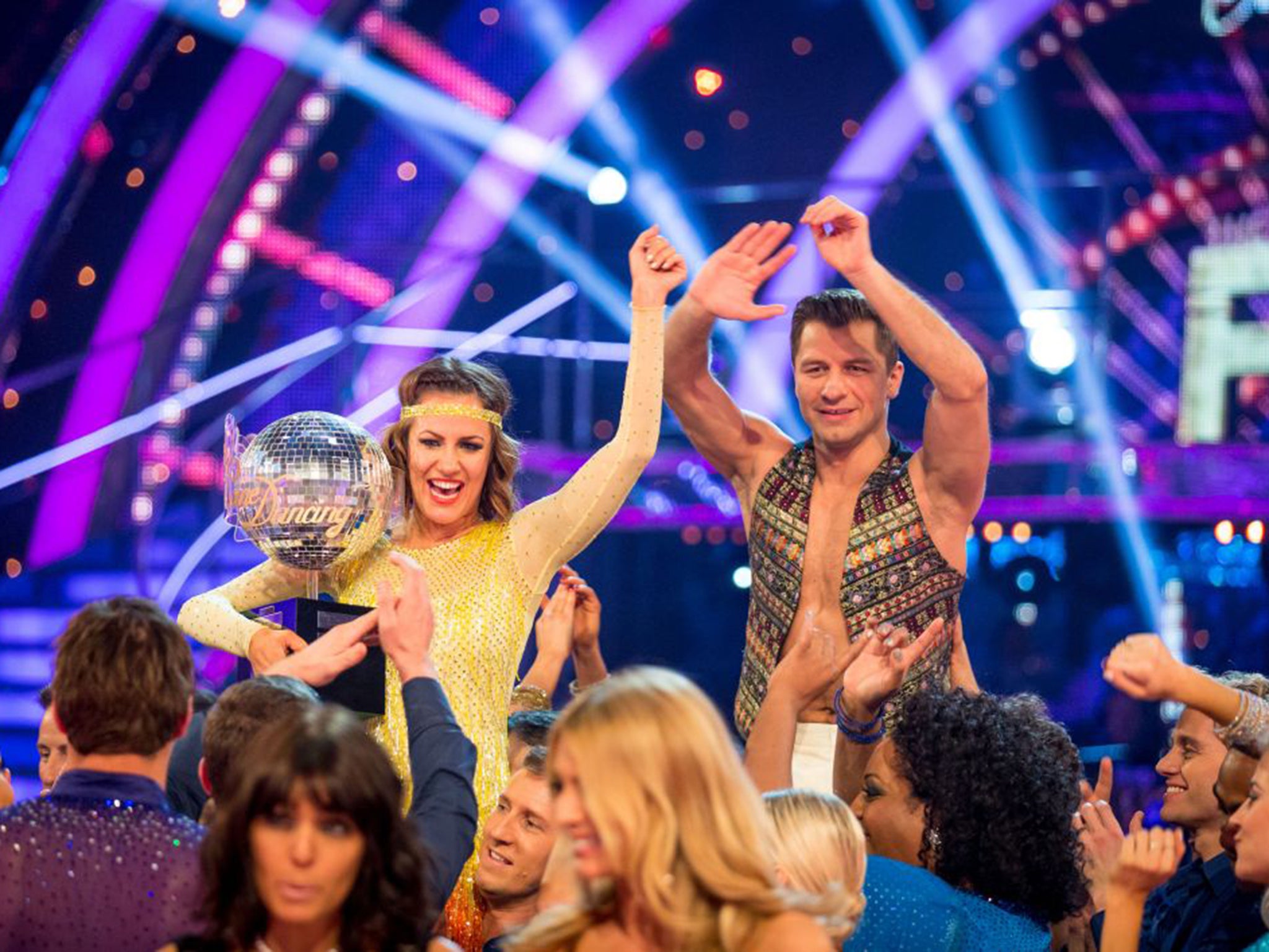 Caroline Flack became the tenth winner of Strictly Come Dancing