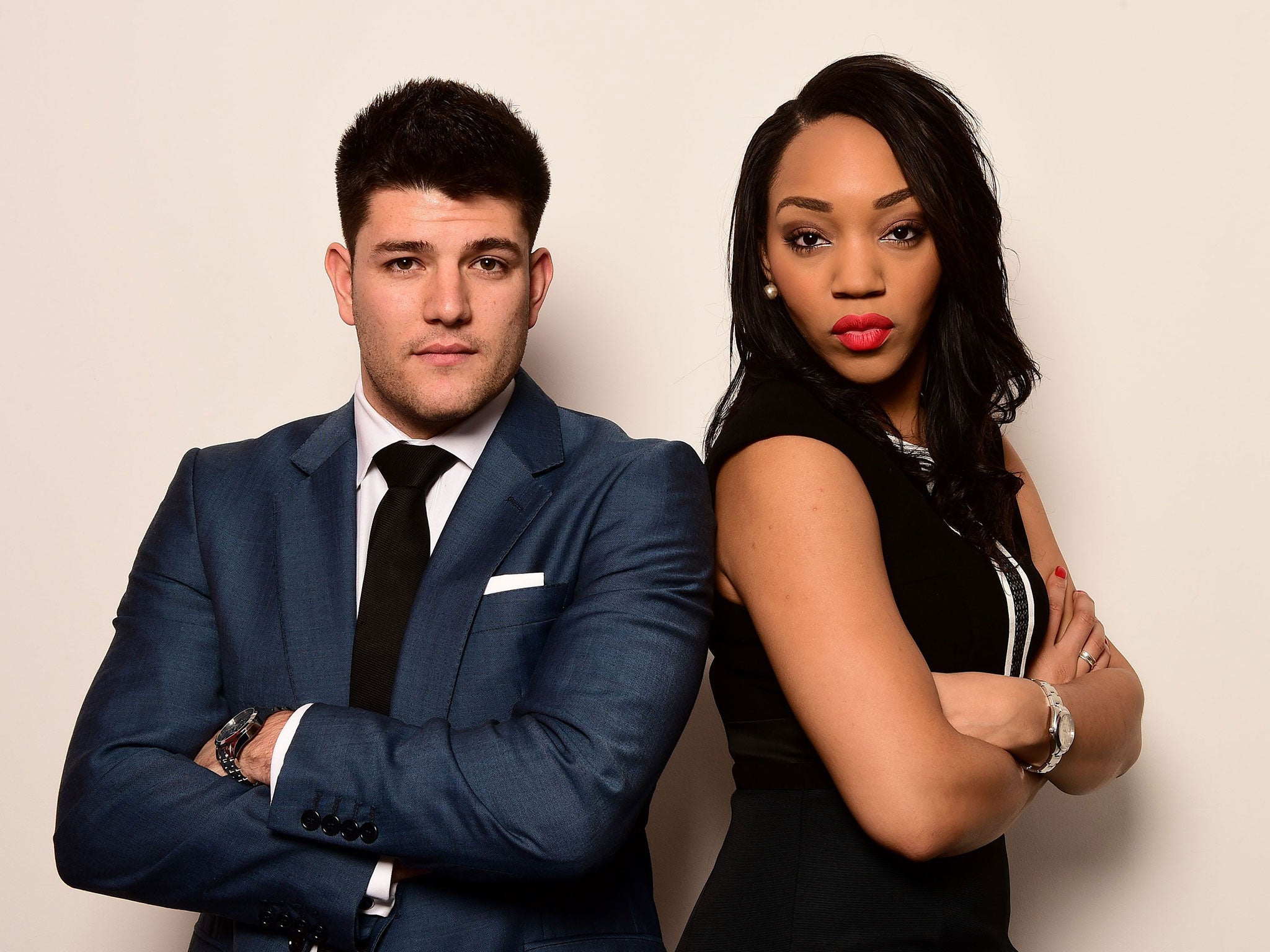 The Apprentice finalists Mark Wright and Bianca Miller