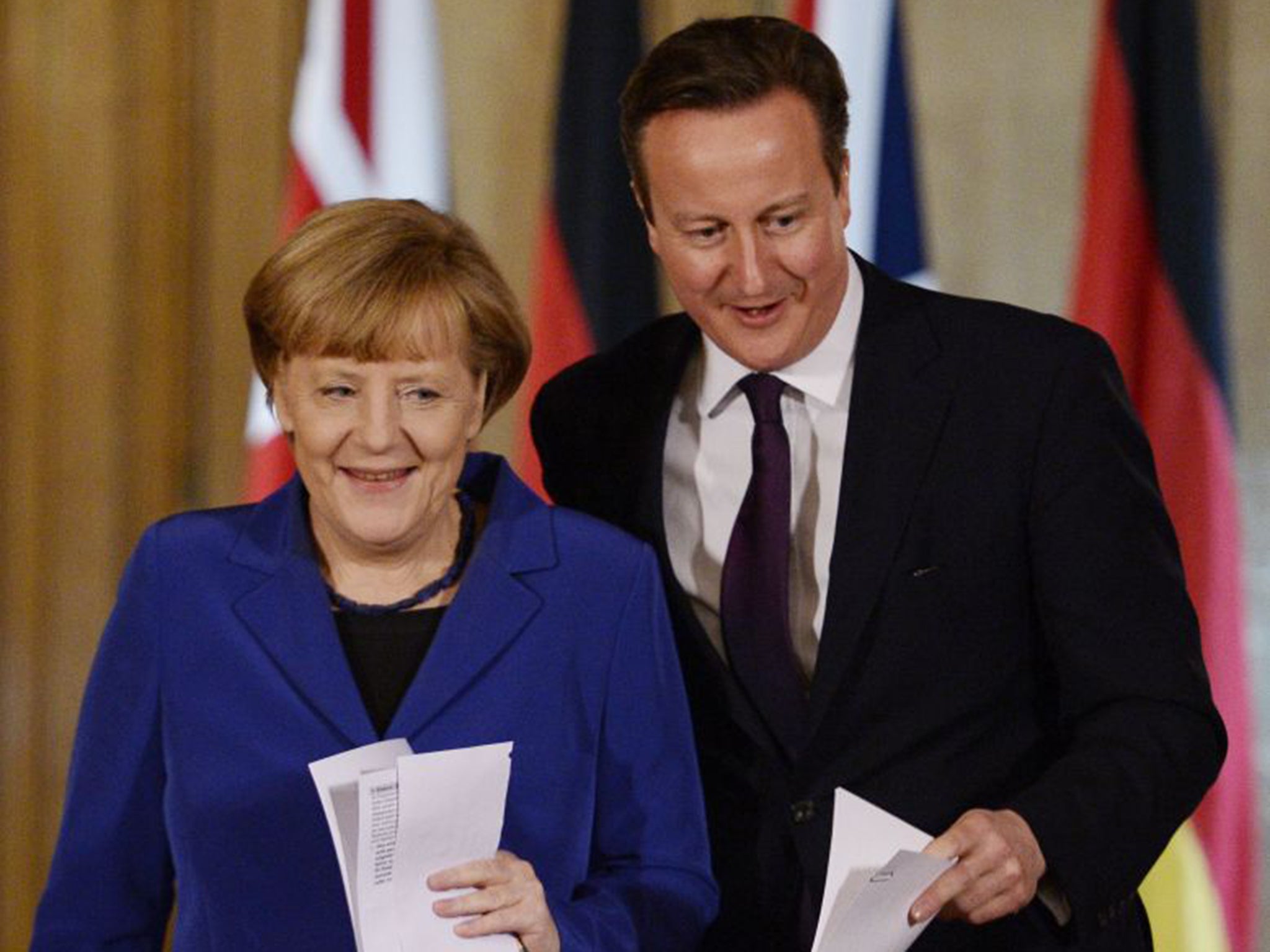 It is understood that David Cameron has Angela Merkel’s backing