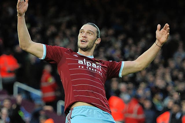Andy Carroll is expected to feature for West Ham against Bristol City