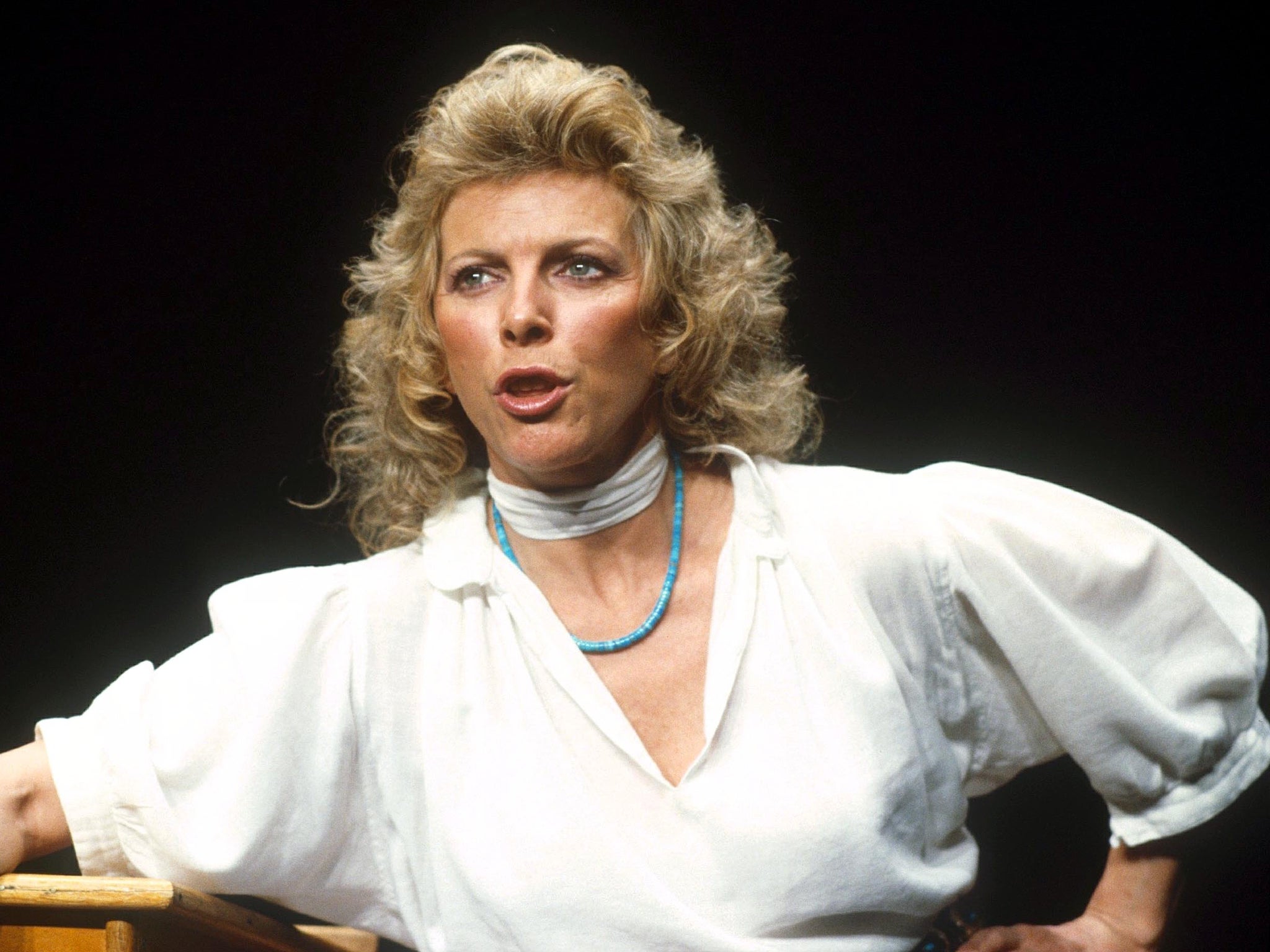 Billie Whitelaw was best known for her close collaboration with playwright Samuel Beckett, here performing in a Beckett Trilogy at The Riverside Studios, Hammersmith