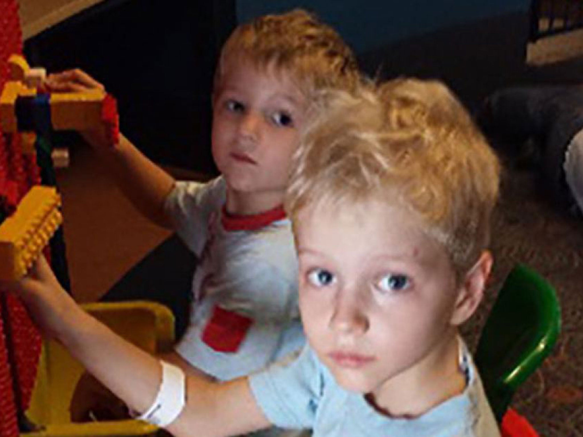 Ethan (right) and Timothy Van Lonkhuyzen were travelling with their father.