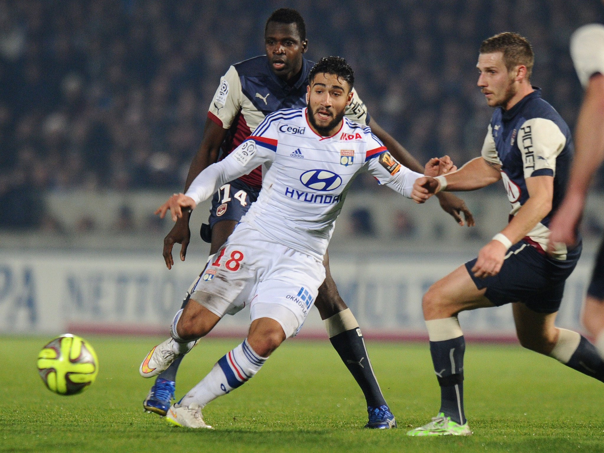 Lyon forward Nabil Fekir is a target for Arsenal