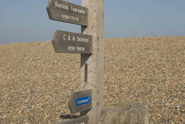 Norfolk Coast Path signpost