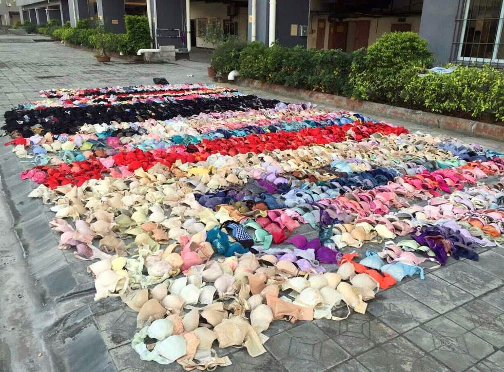 At least 2,000 pieces of underwear were stolen by a man known as Tan, in China