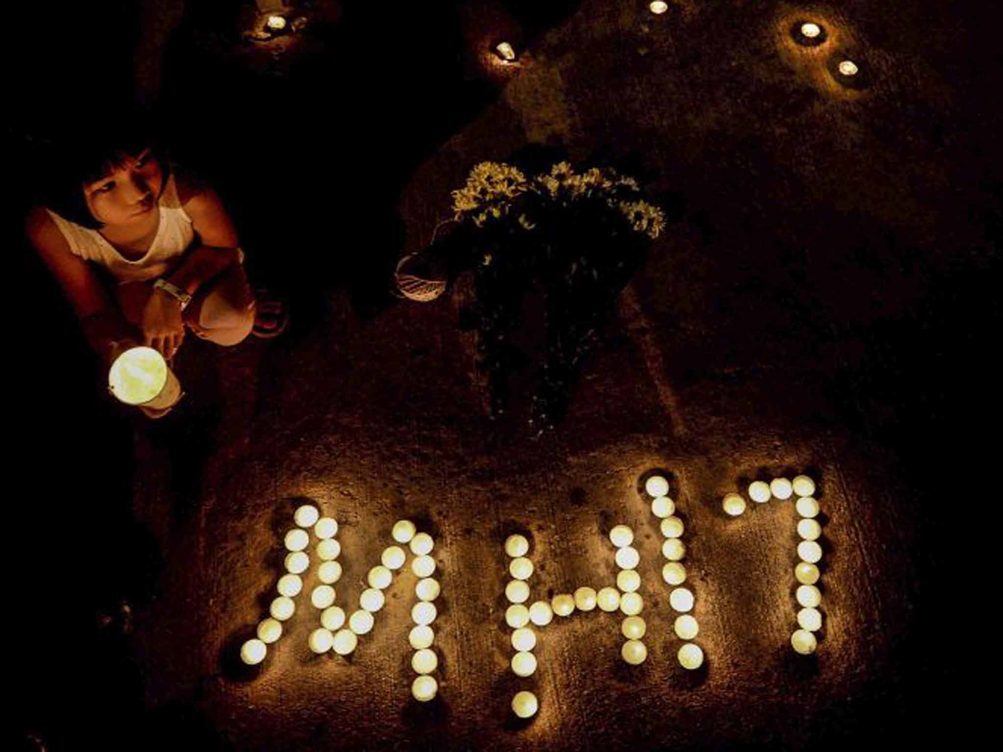 Shine a light: vigil for the victims of flight MH17