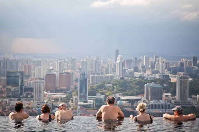 Pool with a view: the mMarina Bay Sands in Singapore