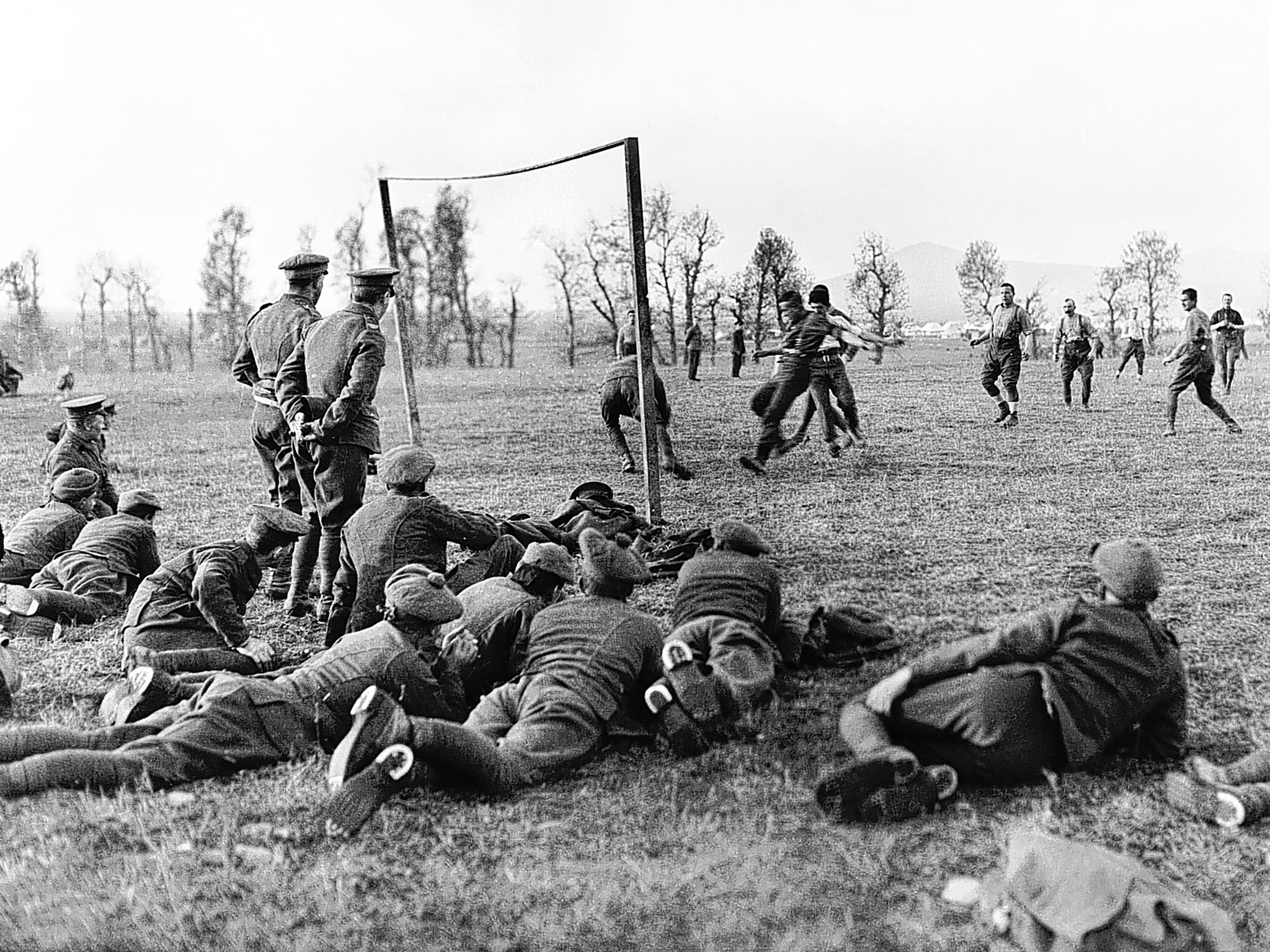 Football Match On Christmas Day In Ww1 Christmas Day