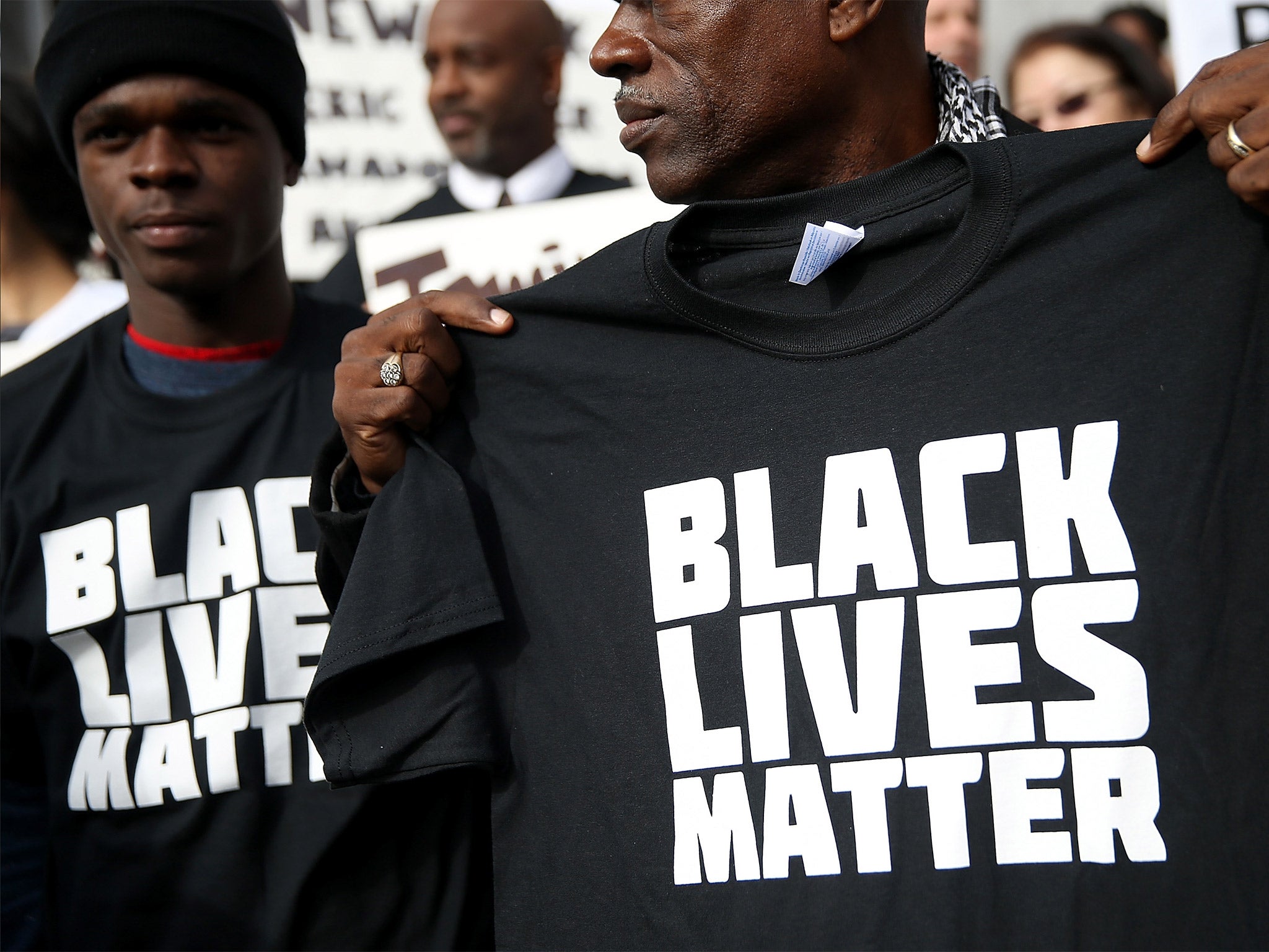 Protesters in San Francisco last week