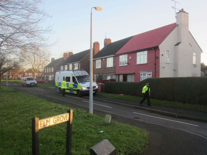 A general view of Elm Grove, Scunthorpe, where an elderly couple were seriously injured in a "vicious attack" by a suspected burglar, police have said.