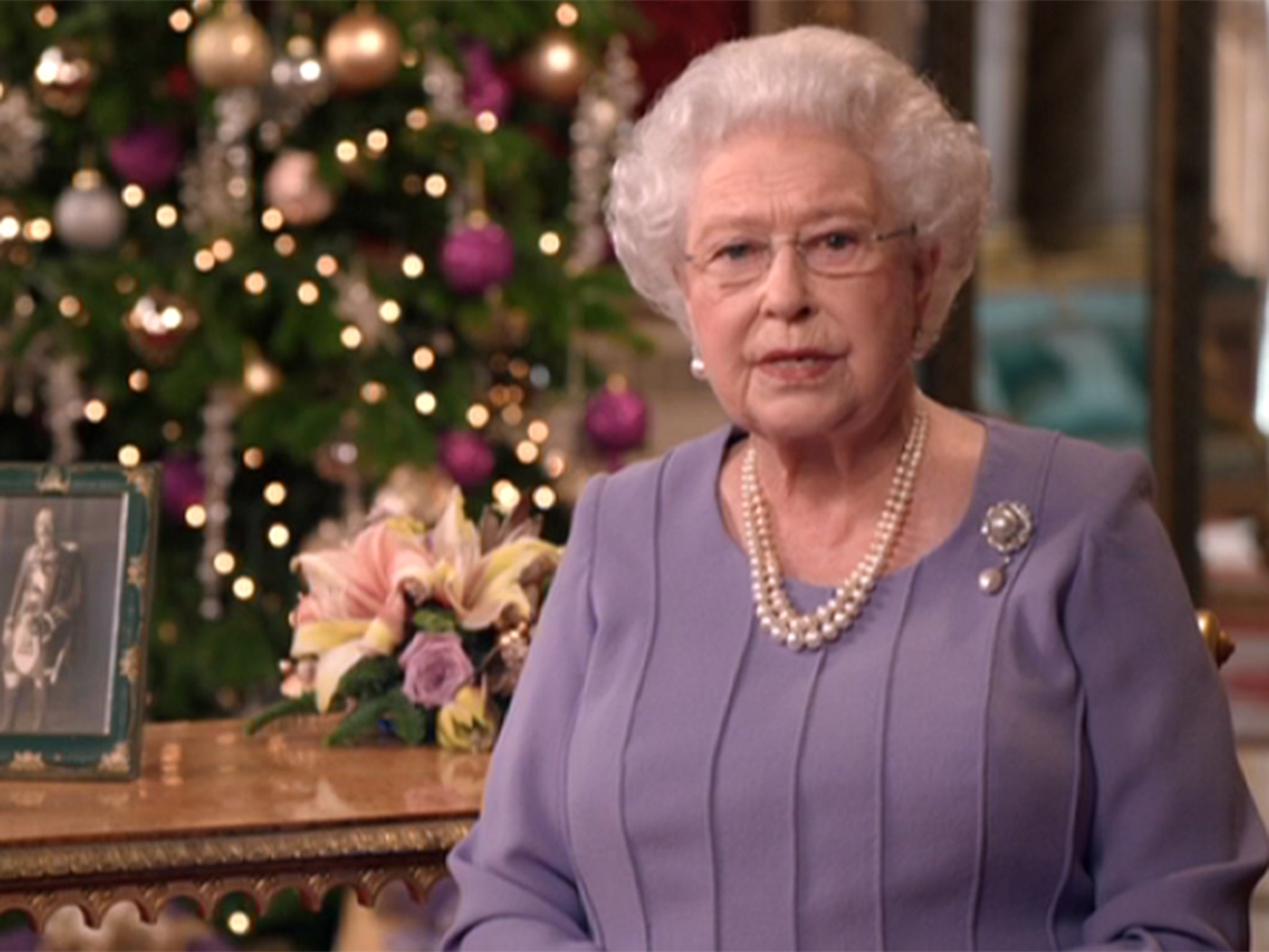 The Queen delivers her Christmas message