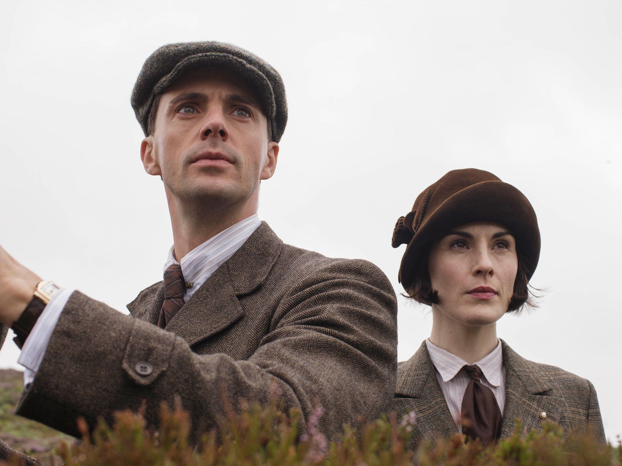 Michelle Dockery and Matthew Goode