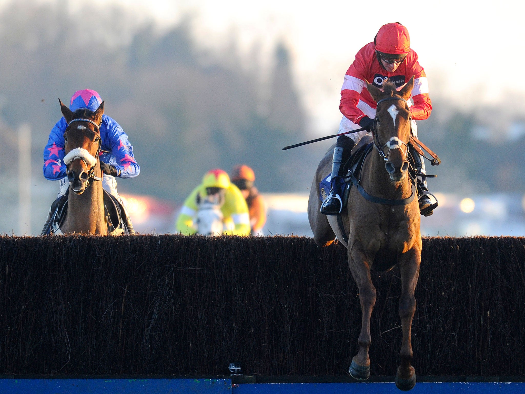 King George VI Chase winner Silvniaco Conti, ridden by Noel Fehily