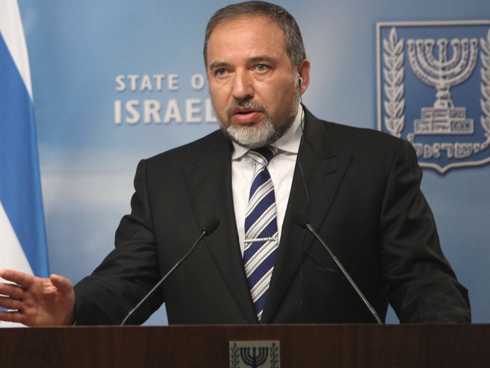 Avigdor Lieberman is the leader of the right wing party, Yisrael Beiteinu